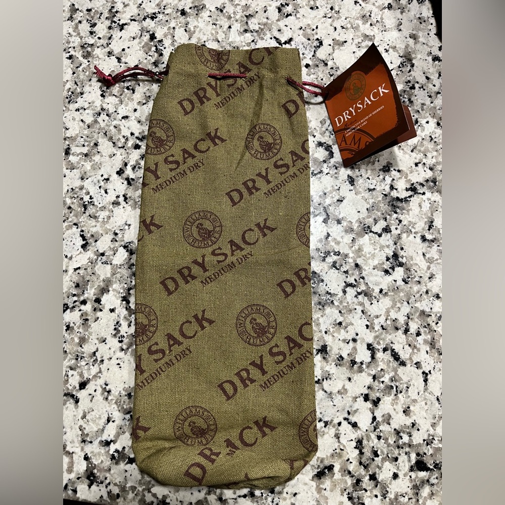 1 Dry Sack Burlap Bags Williams & Humbert Sherry